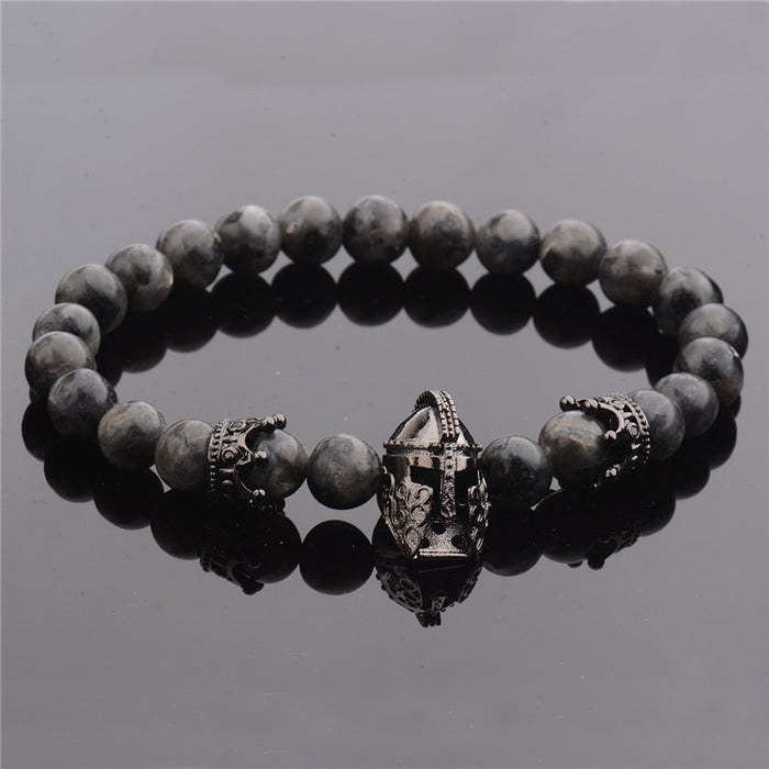 Wholesale Fashion Volcanic Stone Helmet Bracelet JDC-BT-DuoW007