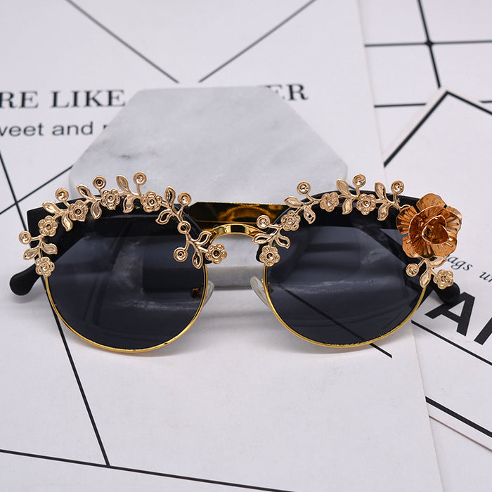 Jewelry WholesaleWholesale carved metal vintage sunglasses JDC-SG-NT012 Sunglasses 妮头 %variant_option1% %variant_option2% %variant_option3%  Factory Price JoyasDeChina Joyas De China