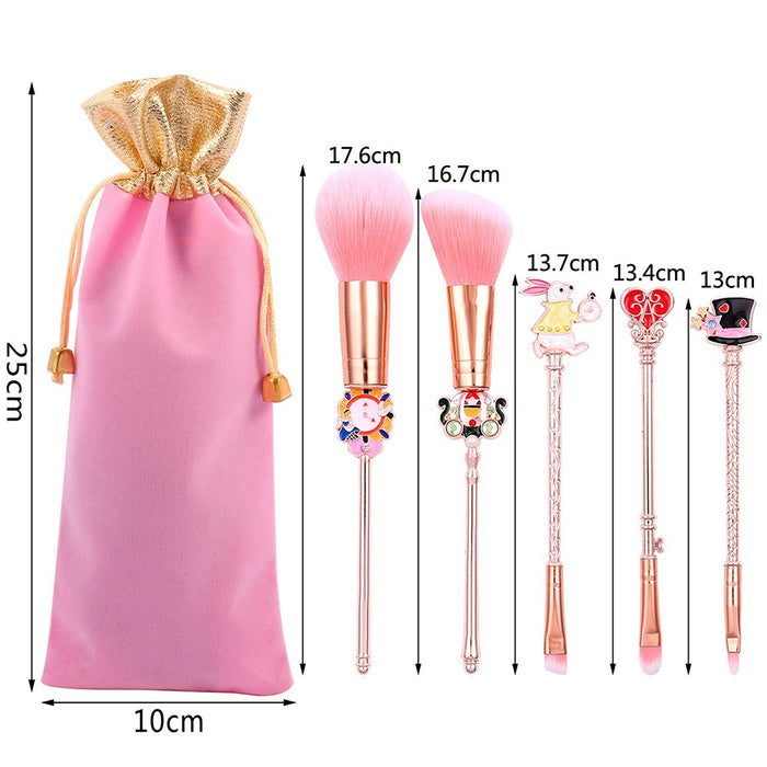 Wholesale Cartoon Man-made Fiber Makeup Brush Set (M) MOQ≥3 JDC-MB-GYu010