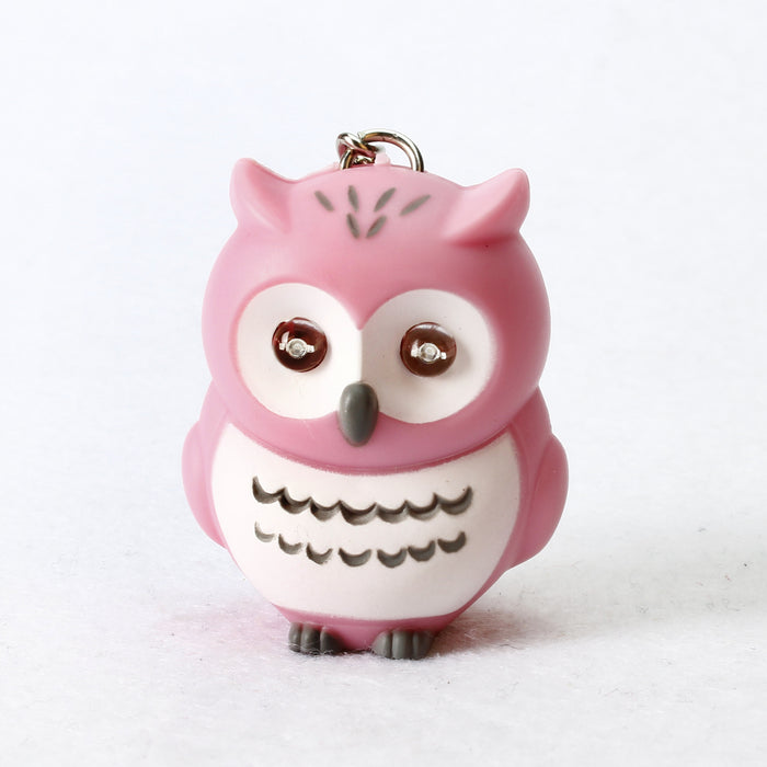 Jewelry WholesaleWholesale luminous sounding cartoon owl keychains MOQ≥2 JDC-KC-BaiS002 Keychains 百盛 %variant_option1% %variant_option2% %variant_option3%  Factory Price JoyasDeChina Joyas De China