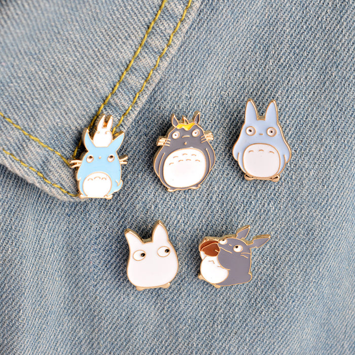 Wholesale cartoon animal brooch drip oil JDC-BC-QiH021