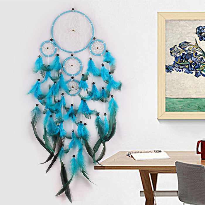 Wholesale Home Decor Shop Montnets Feather Wall Hanging Handmade Natural Feather MOQ≥2 JDC-DC-MengS031