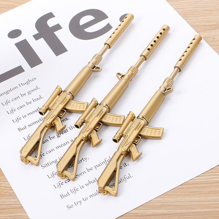 Wholesale Ballpoint Pen Plastic Creative Machine Gun Shape Gel Pen JDC-BP-Liuj017