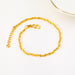 Jewelry WholesaleWholesale four leaf clover gold bell blessing Bag Gold Plated Anklet JDC-AS-Xsj002 Anklet 鑫饰界 %variant_option1% %variant_option2% %variant_option3%  Factory Price JoyasDeChina Joyas De China