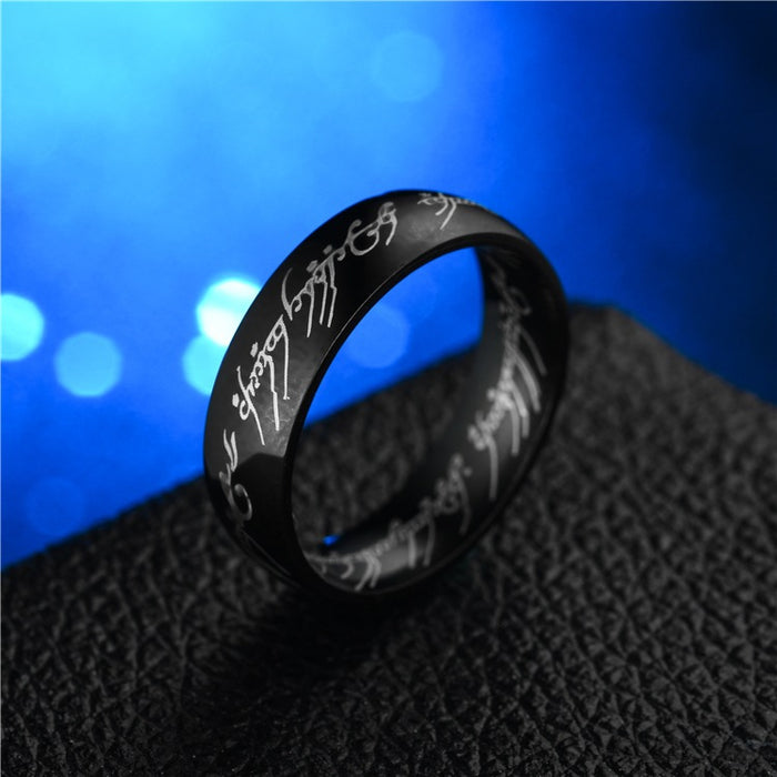 Wholesale Stainless Steel Couple Rings JDC-RS-DingC016