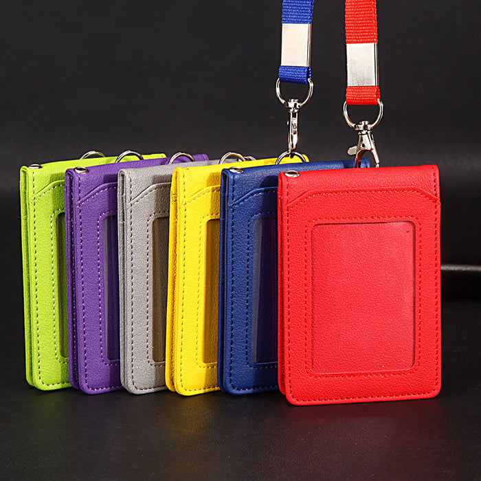 Jewelry WholesaleWholesale PU Leather Card Sleeve Door Access Lanyard Keychain MOQ≥3 JDC-KC-JinB001 Keychains 金邦 %variant_option1% %variant_option2% %variant_option3%  Factory Price JoyasDeChina Joyas De China