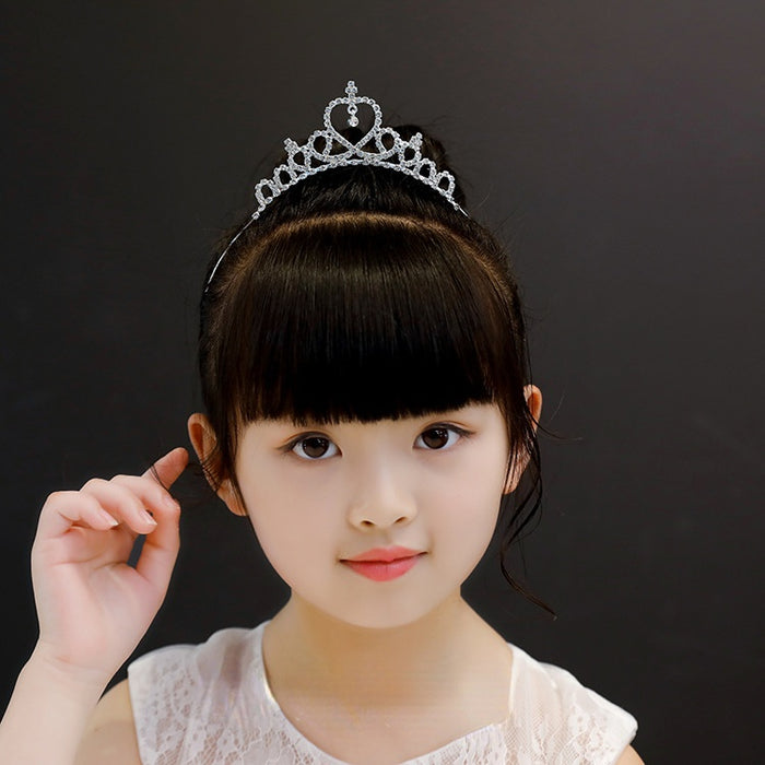 Jewelry WholesaleWholesale Kids Crown Birthday Rhinestone Headband JDC-HD-hongh002 Headband 宏宏 %variant_option1% %variant_option2% %variant_option3%  Factory Price JoyasDeChina Joyas De China