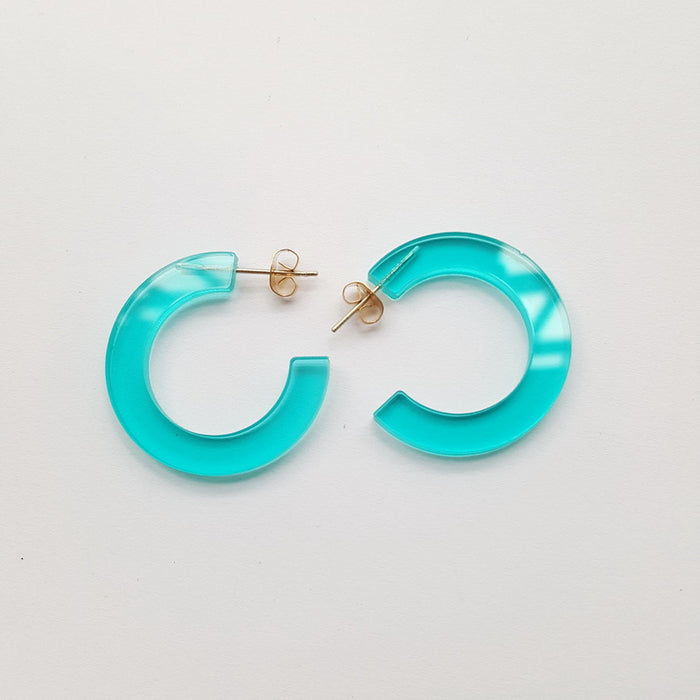 Jewelry WholesaleWholesale acrylic round earrings JDC-ES-XUEP021 Earrings 雪帕 %variant_option1% %variant_option2% %variant_option3%  Factory Price JoyasDeChina Joyas De China