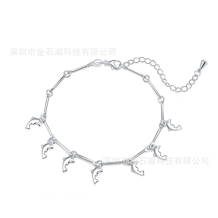 Wholesale Hanging Dolphin Ladies Bracelet Jewelry JDC-BT-JinSH006