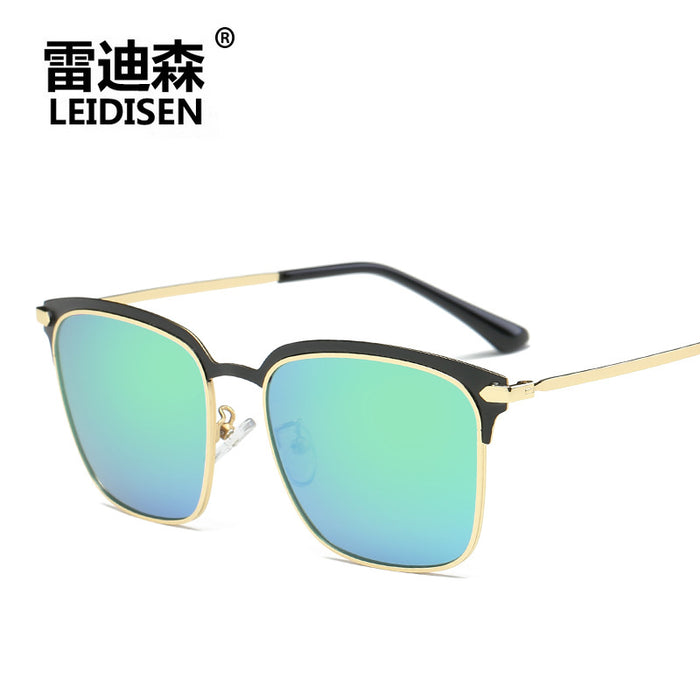 Wholesale men and women colorful square new paint polarized sunglasses JDC-SG-GaoD008