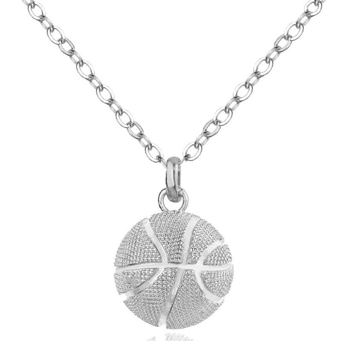 Wholesale Basketball Pendant Stainless Steel Necklace JDC-NE-GSHC015