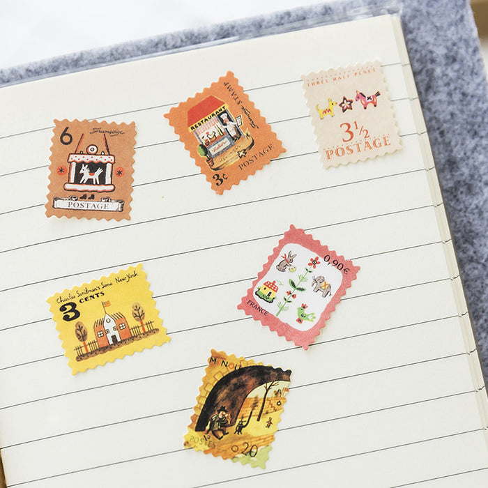 Wholesale Sticker Folding Stamp DIY Decorative Diary MOQ≥2 JDC-ST-BoKe002