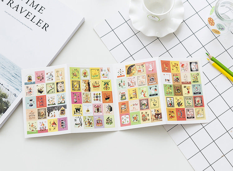 Wholesale Sticker Folding Stamp DIY Decorative Diary MOQ≥2 JDC-ST-BoKe002