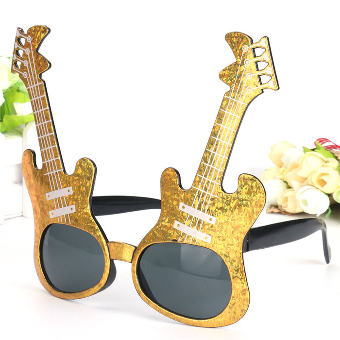 Wholesale Electric Organ Rock Guitar Party Funny Glasses JDC-SG-BoY001