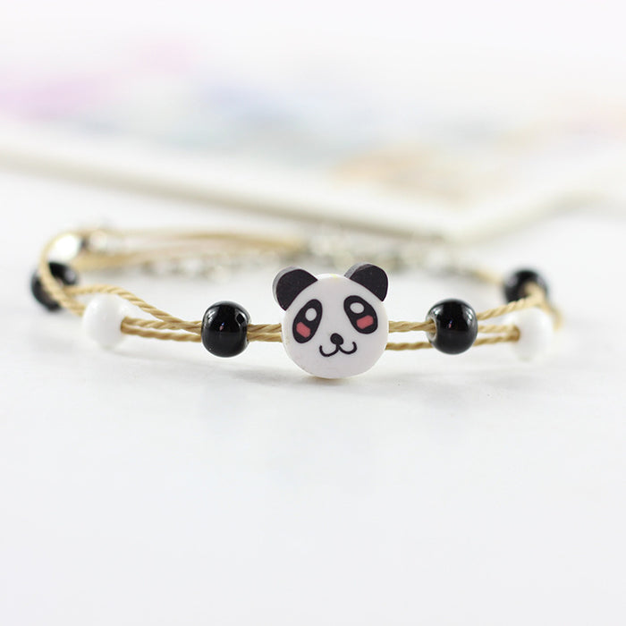 Jewelry WholesaleWholesale cartoon bear cute couple sister Bracelet JDC-BT-MDD001 Bracelet 萌豆豆 %variant_option1% %variant_option2% %variant_option3%  Factory Price JoyasDeChina Joyas De China