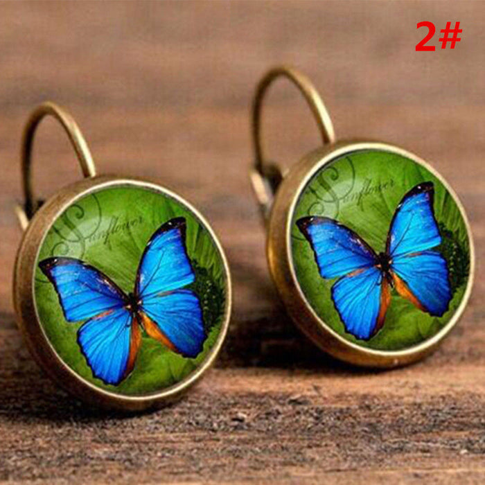 Wholesale Exquisite Vintage Time Gemstone Various Stud Earrings JDC-RS-Zhulong001