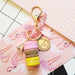 Jewelry WholesaleWholesale Cake Macaron Resin Metal Keychain JDC-KC-FeiRun042 Keychains 飞润 %variant_option1% %variant_option2% %variant_option3%  Factory Price JoyasDeChina Joyas De China