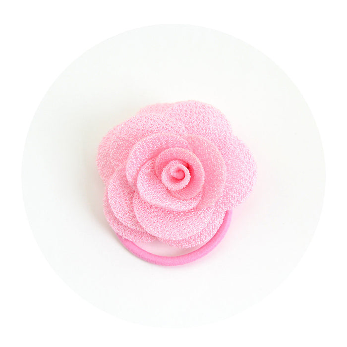 Wholesale children's headwear multi-layer three-dimensional big rose hair ring MOQ≥2 JDC-HS-YL063