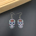 Jewelry WholesaleWholesale Skull Earrings Acrylic Skull Pendant JDC-ES-Xieq001 Earrings 谐泉 %variant_option1% %variant_option2% %variant_option3%  Factory Price JoyasDeChina Joyas De China