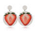 Jewelry WholesaleWholesale temperament sweet strawberry acrylic Earrings JDC-ES-bq230 Earrings 倍强 %variant_option1% %variant_option2% %variant_option3%  Factory Price JoyasDeChina Joyas De China