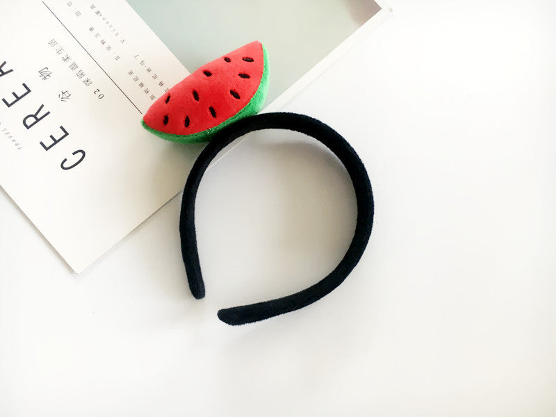 Jewelry WholesaleWholesale small fresh fruit pineapple watermelon headband JDC-HD-Ruir004 Headband 蕊柔 %variant_option1% %variant_option2% %variant_option3%  Factory Price JoyasDeChina Joyas De China