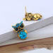 Jewelry WholesaleWholesale Simple Alloy Vintage Diamond Owl Stud Earrings JDC-ES-LY019 Earrings 乐钰 %variant_option1% %variant_option2% %variant_option3%  Factory Price JoyasDeChina Joyas De China