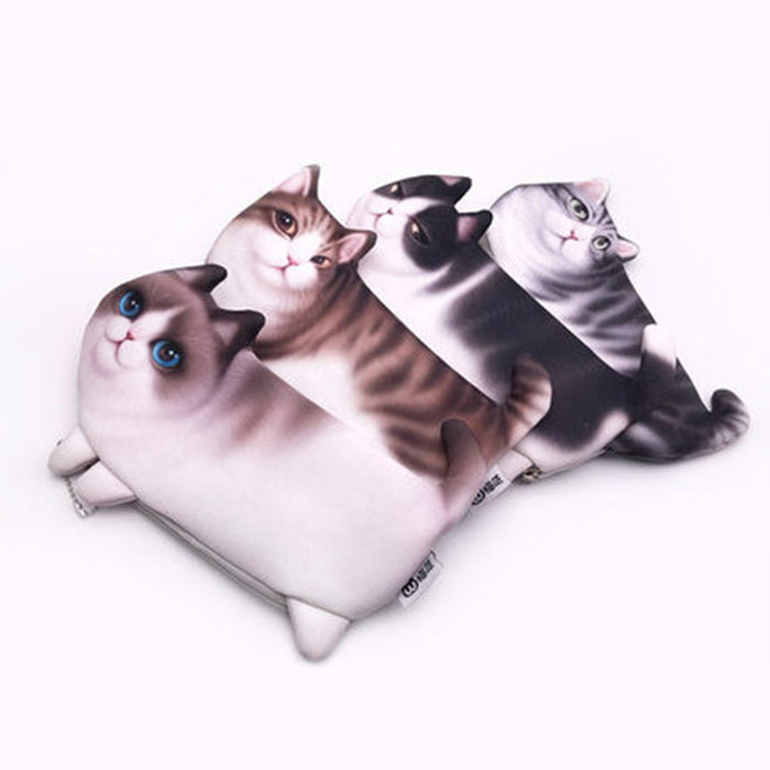 Wholesale Pen Bag Polyester Simulation Cat Pen Bag JDC-PB-AYM003