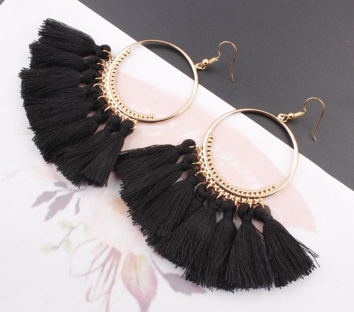 Jewelry WholesaleWholesale tassel bohemian alloy earrings JDC-ES-Shuangd003 Earrings 双笛 %variant_option1% %variant_option2% %variant_option3%  Factory Price JoyasDeChina Joyas De China