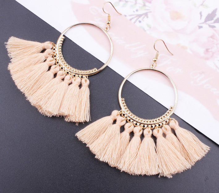 Jewelry WholesaleWholesale tassel bohemian alloy earrings JDC-ES-Shuangd003 Earrings 双笛 %variant_option1% %variant_option2% %variant_option3%  Factory Price JoyasDeChina Joyas De China