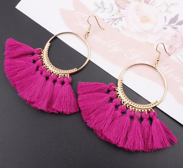 Jewelry WholesaleWholesale tassel bohemian alloy earrings JDC-ES-Shuangd003 Earrings 双笛 %variant_option1% %variant_option2% %variant_option3%  Factory Price JoyasDeChina Joyas De China