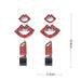 Jewelry WholesaleWholesale Lip Color Rhinestone Earrings JDC-ES-ZhanS005 Earrings 瞻盛 %variant_option1% %variant_option2% %variant_option3%  Factory Price JoyasDeChina Joyas De China