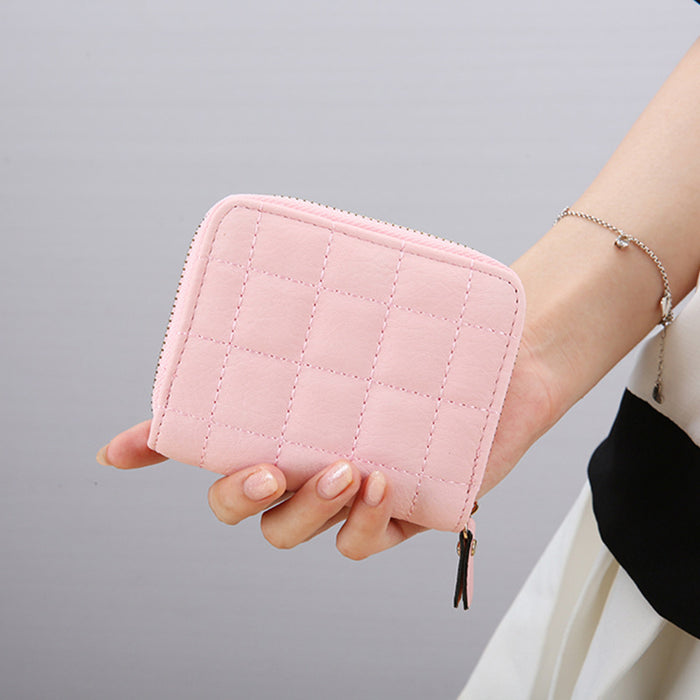 Wholesale small wallet women's bag short zipper short cute JDC-WT-Chengpi003