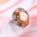 Jewelry WholesaleWholesale Colored Zircon Copper Rings JDC-RS-LongY006 Rings 龙意 %variant_option1% %variant_option2% %variant_option3%  Factory Price JoyasDeChina Joyas De China