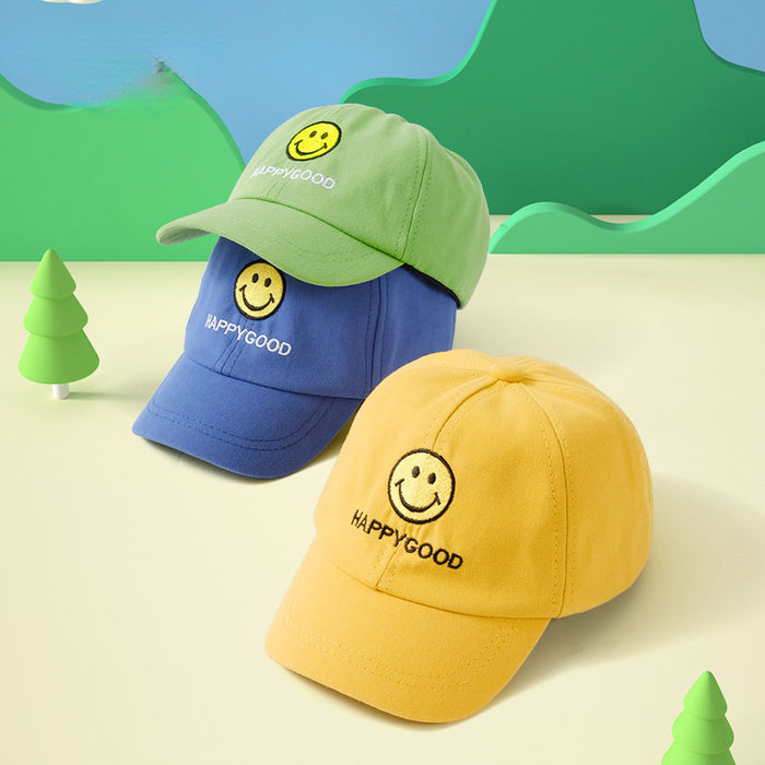 Wholesale Children's Hats Boys and Girls Spring and Autumn Thin Shade Sunscreen Peaked Cap MOQ≥2 JDC-FH-MiYang001