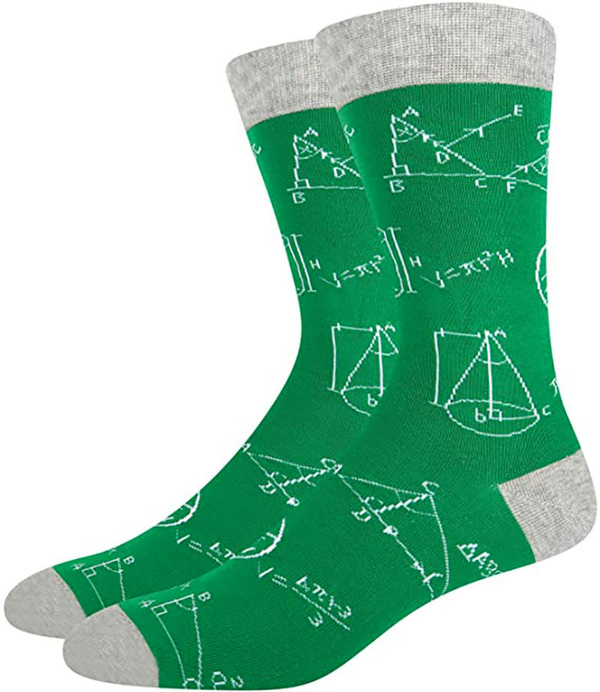 Wholesale socks Colorful math printed socks JDC-SK-DFF013