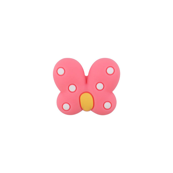 Wholesale 28MM Cartoon Silicone Butterfly Beads JDC-BDS-Baoqin012