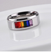 Jewelry WholesaleWholesale titanium steel gay rainbow ring JDC-RS-QianF016 Rings 千风 %variant_option1% %variant_option2% %variant_option3%  Factory Price JoyasDeChina Joyas De China