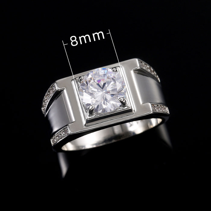 Wholesale Ring Copper Zircon Men MOQ≥2 JDC-PREMCAOS-RS-018