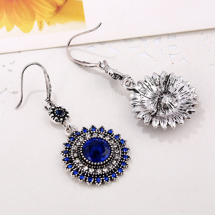 Jewelry WholesaleWholesale vintage bohemian sunflower earrings JDC-ES-KaiQ006 Earrings 凯庆 %variant_option1% %variant_option2% %variant_option3%  Factory Price JoyasDeChina Joyas De China