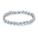 Jewelry WholesaleWholesale crystal zircon wicker leaf rice grain bracelet MOQ≥2 JDC-BT-Kas005 Bracelet 卡诗 %variant_option1% %variant_option2% %variant_option3%  Factory Price JoyasDeChina Joyas De China