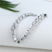 Jewelry WholesaleWholesale crystal zircon wicker leaf rice grain bracelet MOQ≥2 JDC-BT-Kas005 Bracelet 卡诗 %variant_option1% %variant_option2% %variant_option3%  Factory Price JoyasDeChina Joyas De China