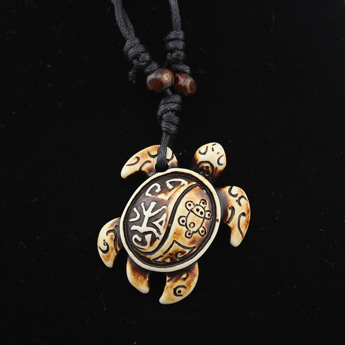 Jewelry WholesaleWholesale Resin Turtle Necklace MOQ≥3 JDC-NE-Shuangd003 Necklaces 双德 %variant_option1% %variant_option2% %variant_option3%  Factory Price JoyasDeChina Joyas De China