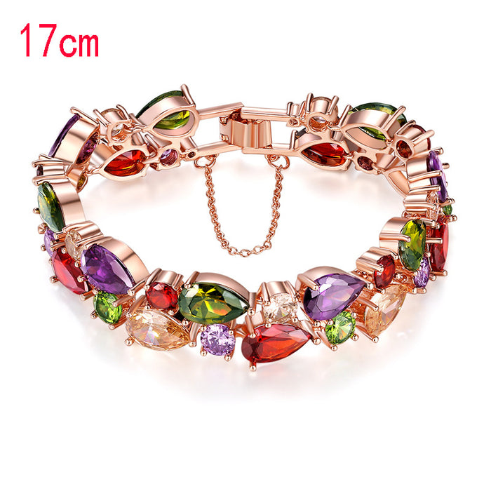 Jewelry WholesaleWholesale color rose gold zircon bracelet MOQ≥2 JDC-BT-Kas004 Bracelet 卡诗 %variant_option1% %variant_option2% %variant_option3%  Factory Price JoyasDeChina Joyas De China