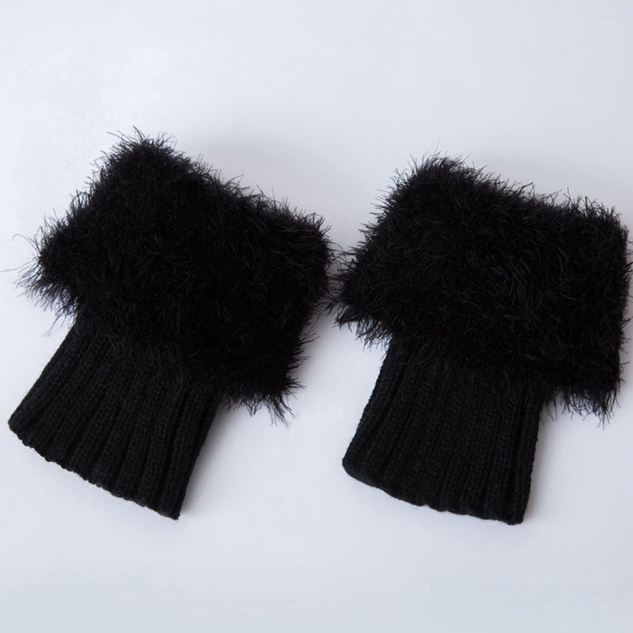 Wholesale Sock Acrylic Cotton Imitation Fur Socks Leg Covers MOQ≥3 JDC-SK-MeiXi001