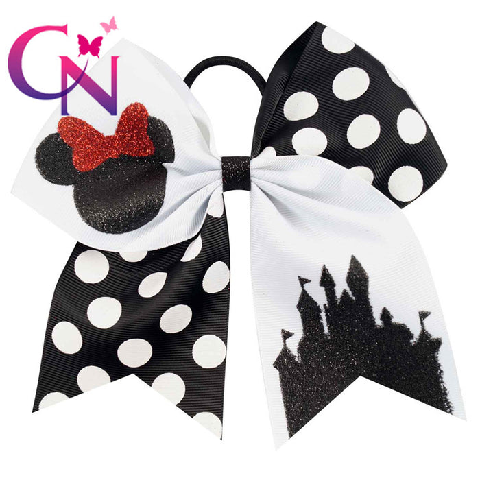 Wholesale children's bow hair band cartoon rubber band hair accessories (M) JDC-HS-Danzuo012