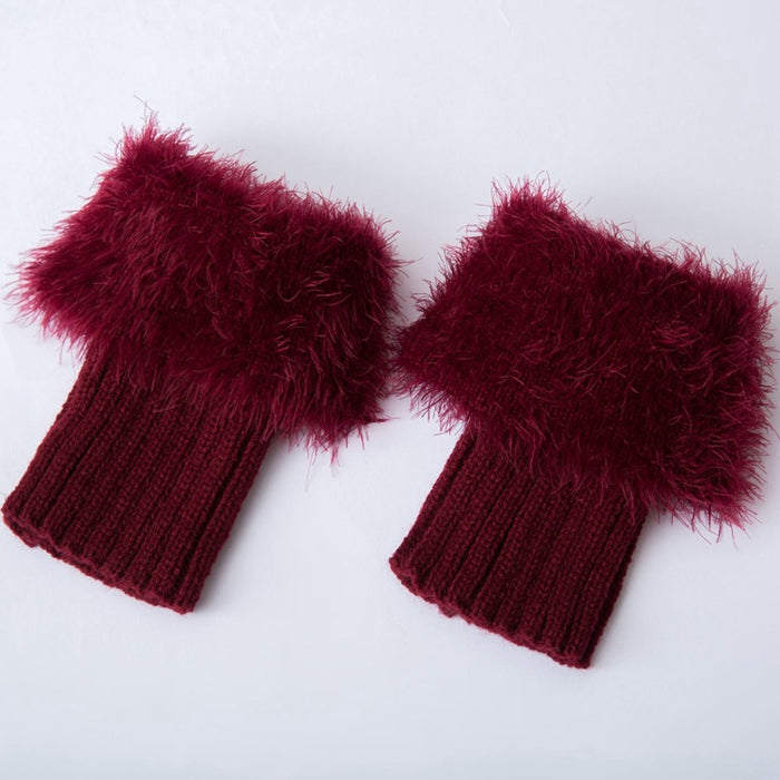 Wholesale Sock Acrylic Cotton Imitation Fur Socks Leg Covers MOQ≥3 JDC-SK-MeiXi001