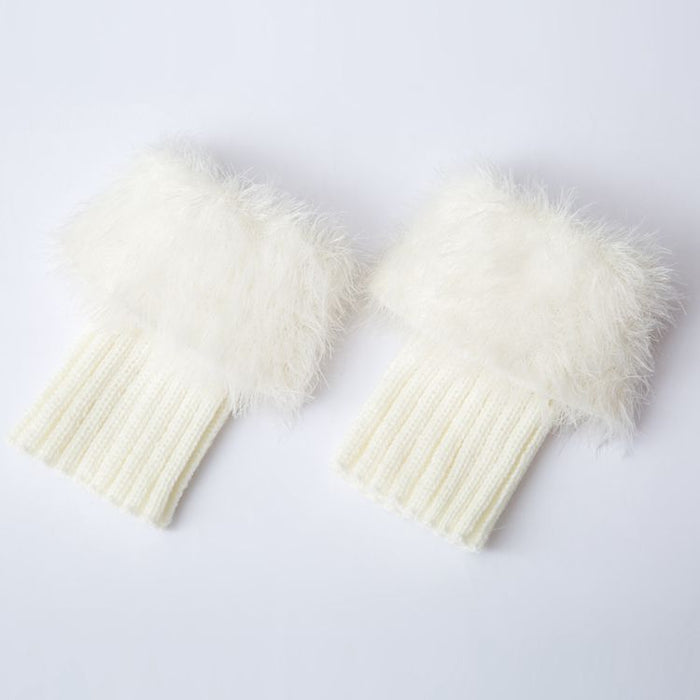 Wholesale Sock Acrylic Cotton Imitation Fur Socks Leg Covers MOQ≥3 JDC-SK-MeiXi001