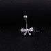 Jewelry WholesaleWholesale Stainless Steel Zircon Umbilical Nails MOQ≥2 JDC-UN-Henst003 Piercings 亨森 %variant_option1% %variant_option2% %variant_option3%  Factory Price JoyasDeChina Joyas De China