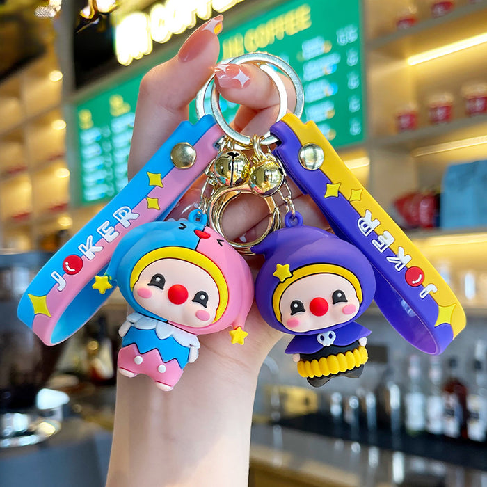 Wholesale cute clown cute cartoon keychain JDC-KC-GSXM082