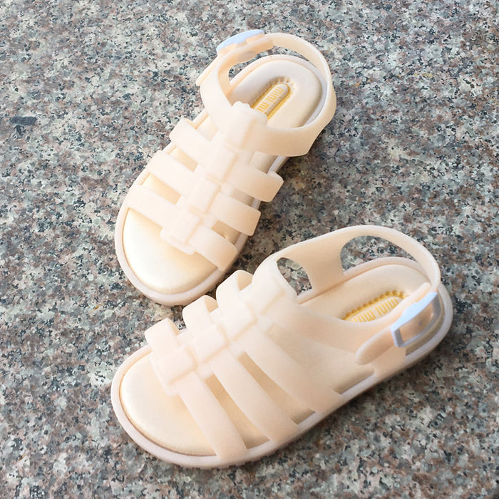 Wholesale Summer Casual Roman Sandals Baby Jelly Fish Mouth Sandals JDC-SD-GuoD003